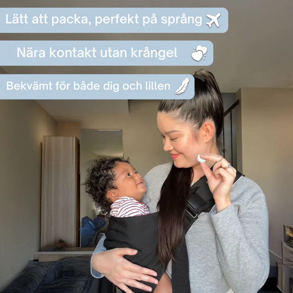 Lumora Sling™ — Smidig bärslinga för korta vardagsstunder