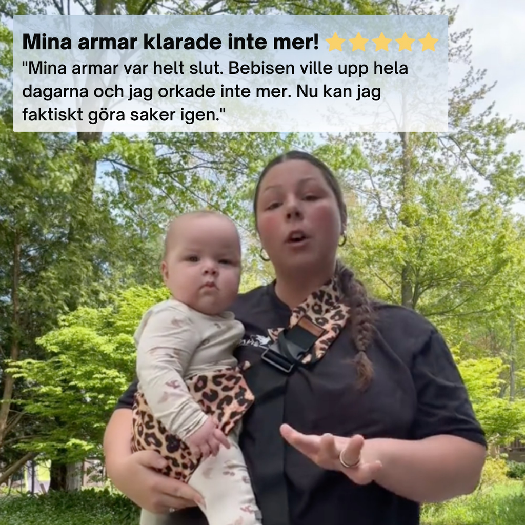 Lumora Sling™ — Smidig bärslinga för korta vardagsstunder